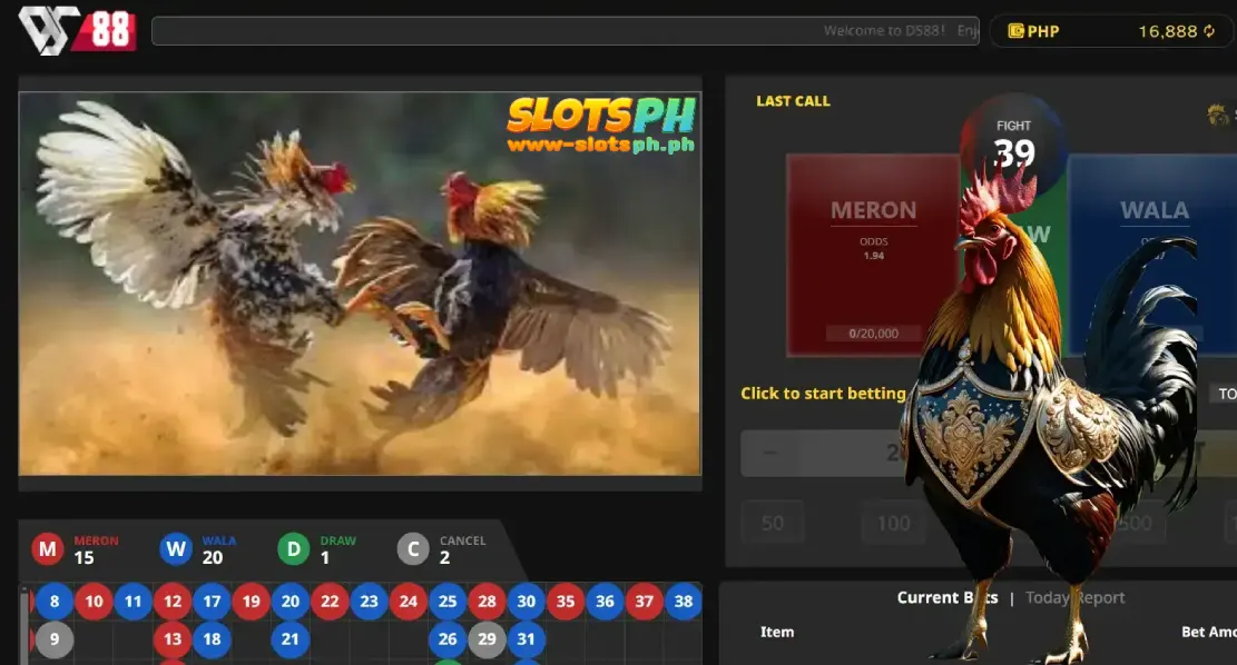 SlotsPH Sabong - Bet smart and win big!